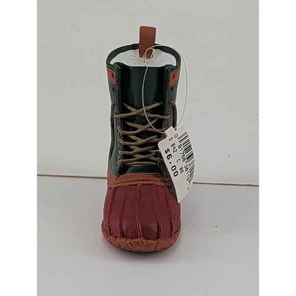 Vintage Bloomingdale Christmas Ornaments Lot Of 3 Champagne Bottle Cat Duck Boot - Picture 7 of 14